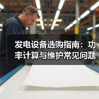 发电设备选购指南：功率计算与维护常见问题全解析（图2）