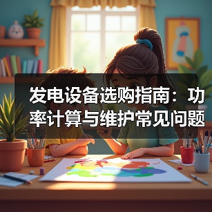 发电设备选购指南：功率计算与维护常见问题全解析（图1）