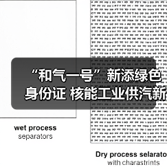 “和气一号”新添绿色身份证 核能工业供汽新成果发布(图3) “和气一号”新添绿色身份证 核能工业供汽新成果发布(图3)