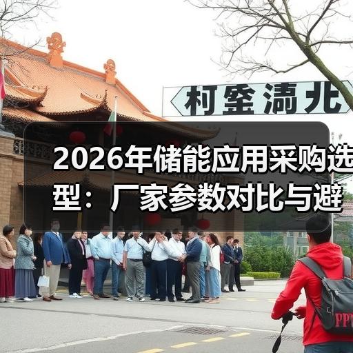 2026年储能应用采购选型：厂家参数对比与避坑判断标准
