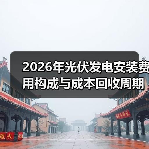 2026年光伏发电安装费用构成与成本回收周期分析