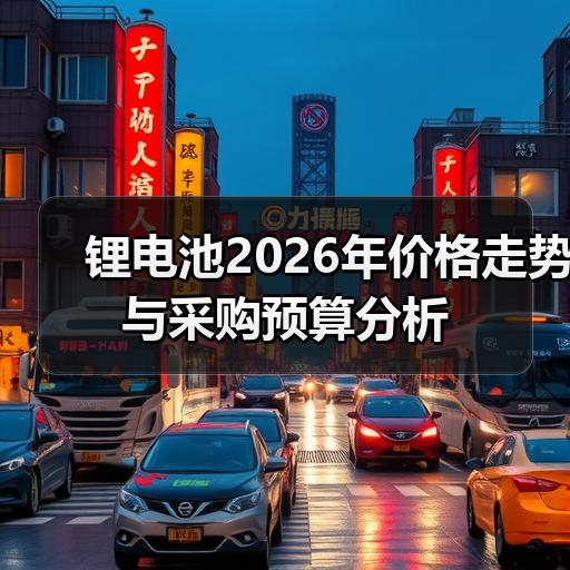 锂电池2026年价格走势与采购预算分析